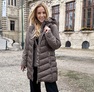 Sesil kabát fangó – Női télikabát dupla cipzárral és kivehető belső résszel – Innova Fashion